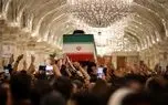 تصاویر متفاوت از پیکر رهبر شهید در حرم علوی(ع)