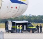 Drone carrying explosives found at German airport, police say