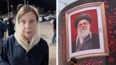 Watch: Lyse Doucet in Tehran as huge funeral for Iran's former supreme leader takes place