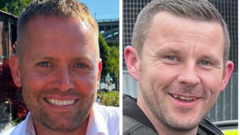 'Pain of losing him is beyond words': Families of two police officers killed in crash pay tribute