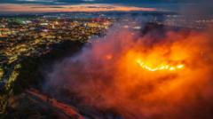 Fire crews battle blaze on Arthur’s Seat in Edinburgh
