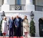 استقبال ترامپ و ملانیا از پادشاه و ملکه بریتانیا در کاخ سفید