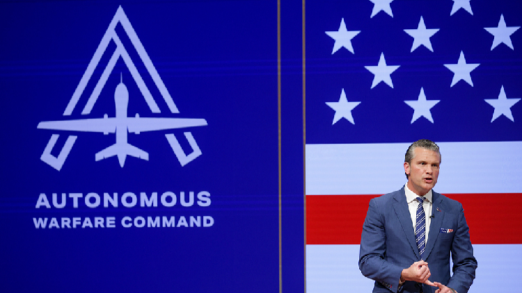 US defense secretary unveils new 'Autonomous Warfare Command'