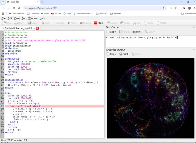 QT6 brings BASIC to the Web Browser, or Your Computer