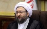 گریه آملی لاریجانی هنگام نام بردن از شهید علی لاریجانی+ فیلم