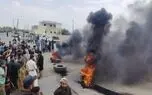 مسدود شدن بزرگراه حلب - دمشق در اعتراض به گرانی سوخت