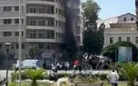 توضیحات دمشق درباره وقوع انفجارها همزمان با سفر ماکرون