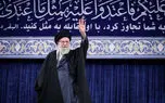 تصویر؛ طواف پیکر رهبر شهید در آسمان قم