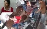فرار یک دختر با جعبه حلقه‌های طلا از طلافروشی