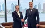 دیدار عراقچی و هاکان فیدان در حاشیه مجمع عمومی سازمان ملل