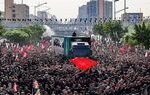 حضور فرزندان رهبر شهید در مراسم چهلمین روز تشییع و تدفین + فیلم