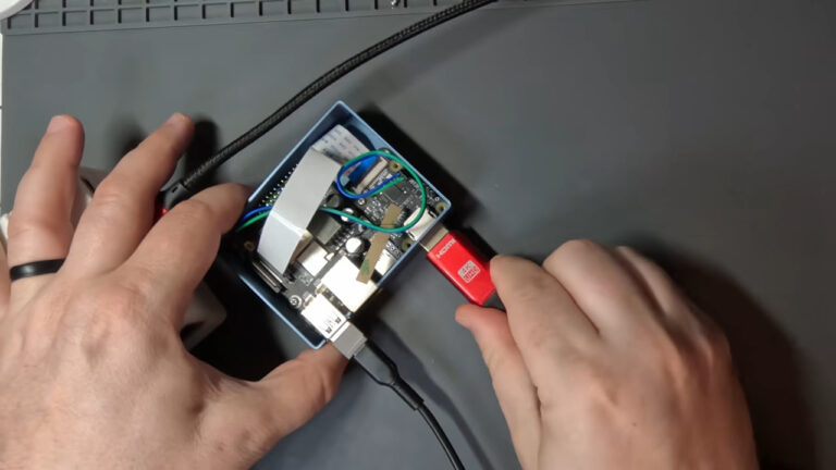 This KVM runs a P4 instead of a Pi.