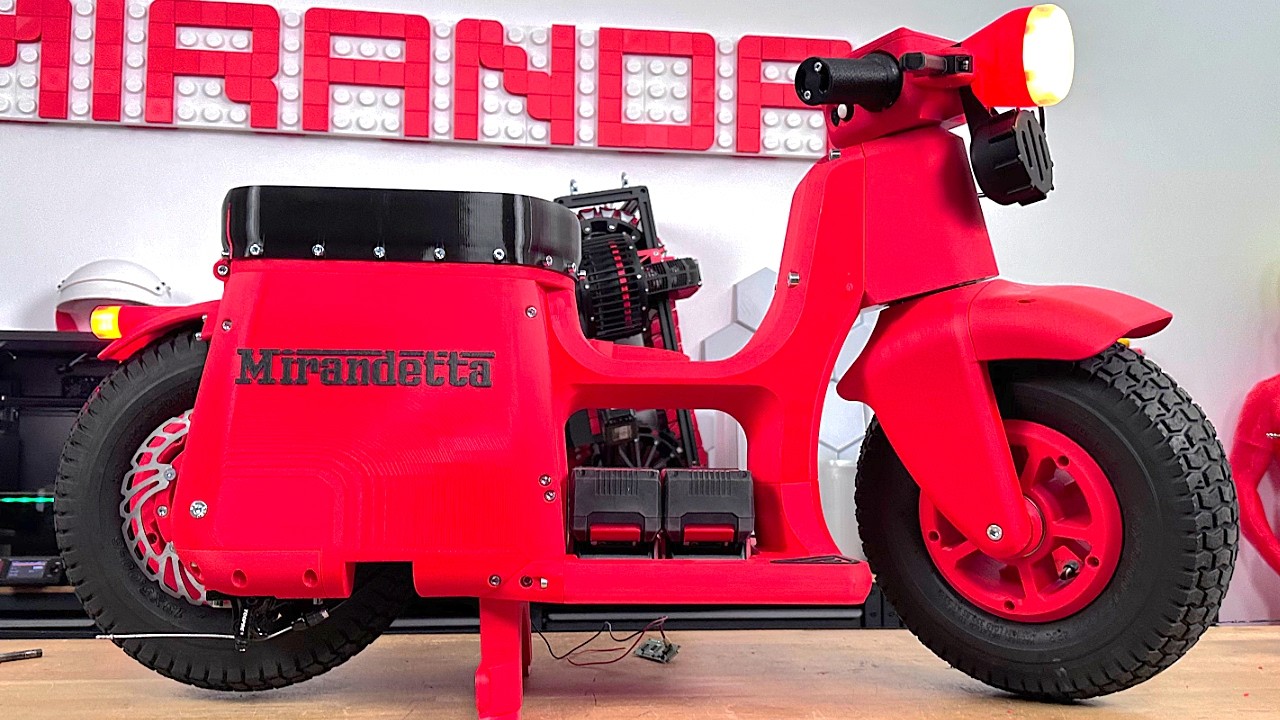 3D Printed Scooter Fits in Your Luggage, Some Assembly Required