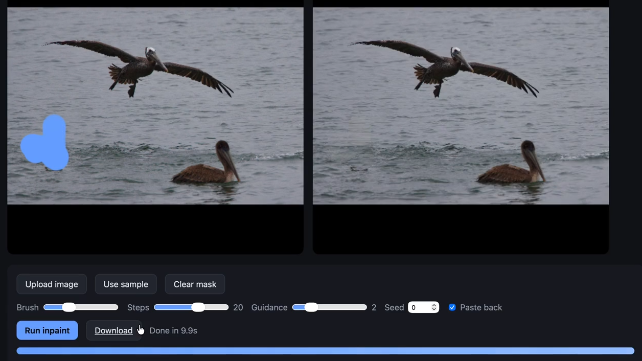Browser-Based Image Inpainting Runs Locally, If One Doesn’t Mind A Big Download