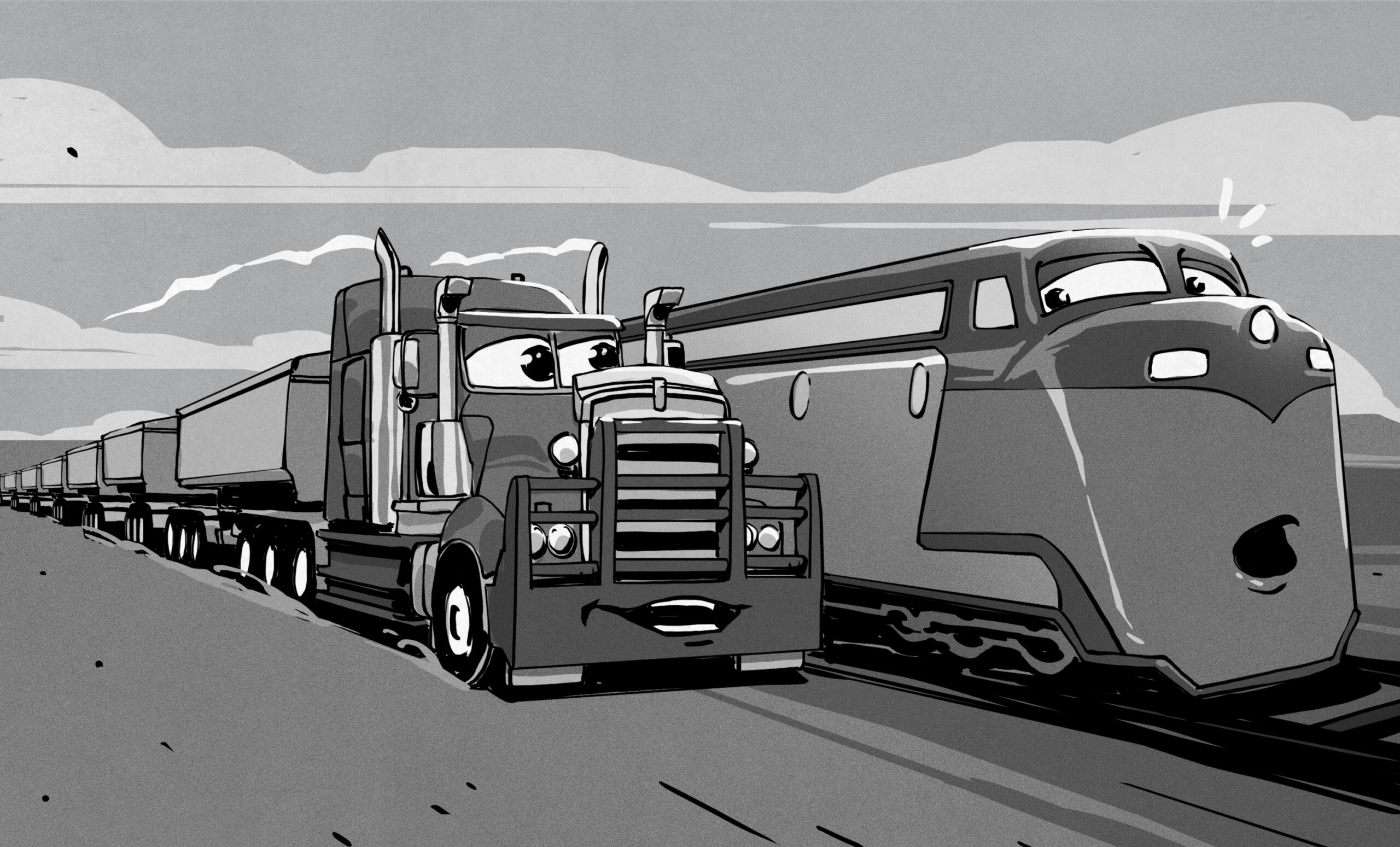 Road Trains Roam The Backroads of Australia