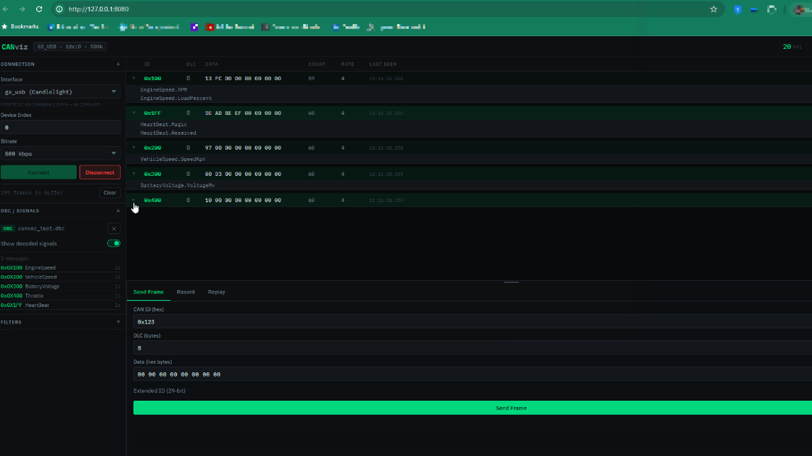 CAN Bus Analyzer Runs In Your Browser