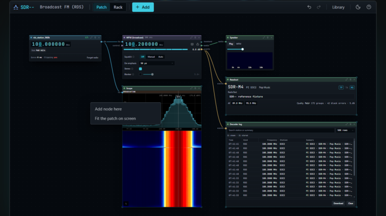 SDR– Lets You Patch Together Your Setup