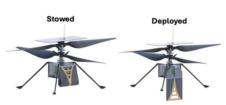 NASA Tests Featherweight Radar Antenna for SkyFall Mars Helicopters
