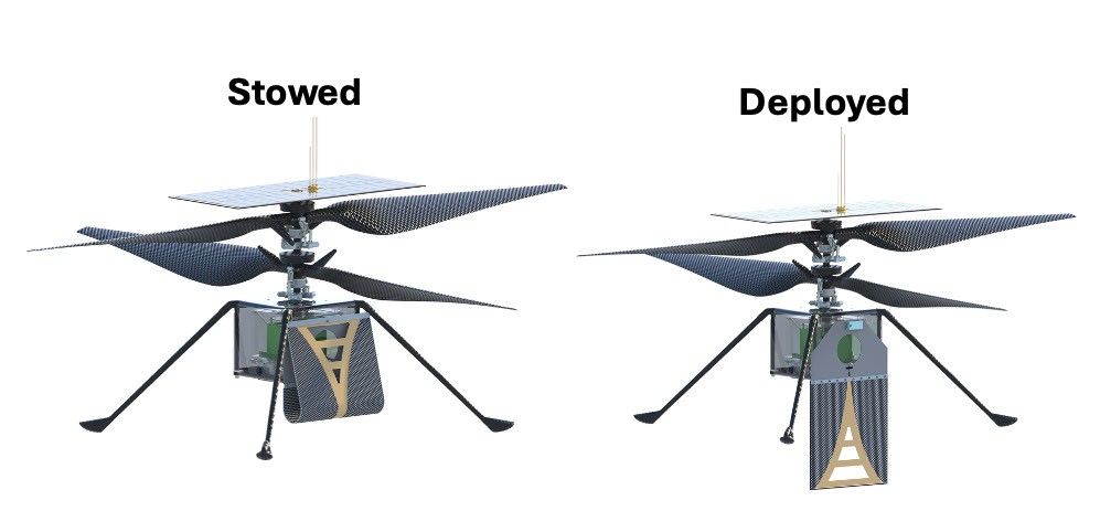 NASA Tests Featherweight Radar Antenna for SkyFall Mars Helicopters