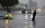 تصاویر پهپادی از سیلاب شدید در خیابان‌های نیوجرسی
