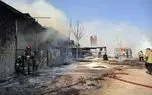 جزئیات جدید از آتشسوزی کارخانه تولید چسب در البرز + فیلم