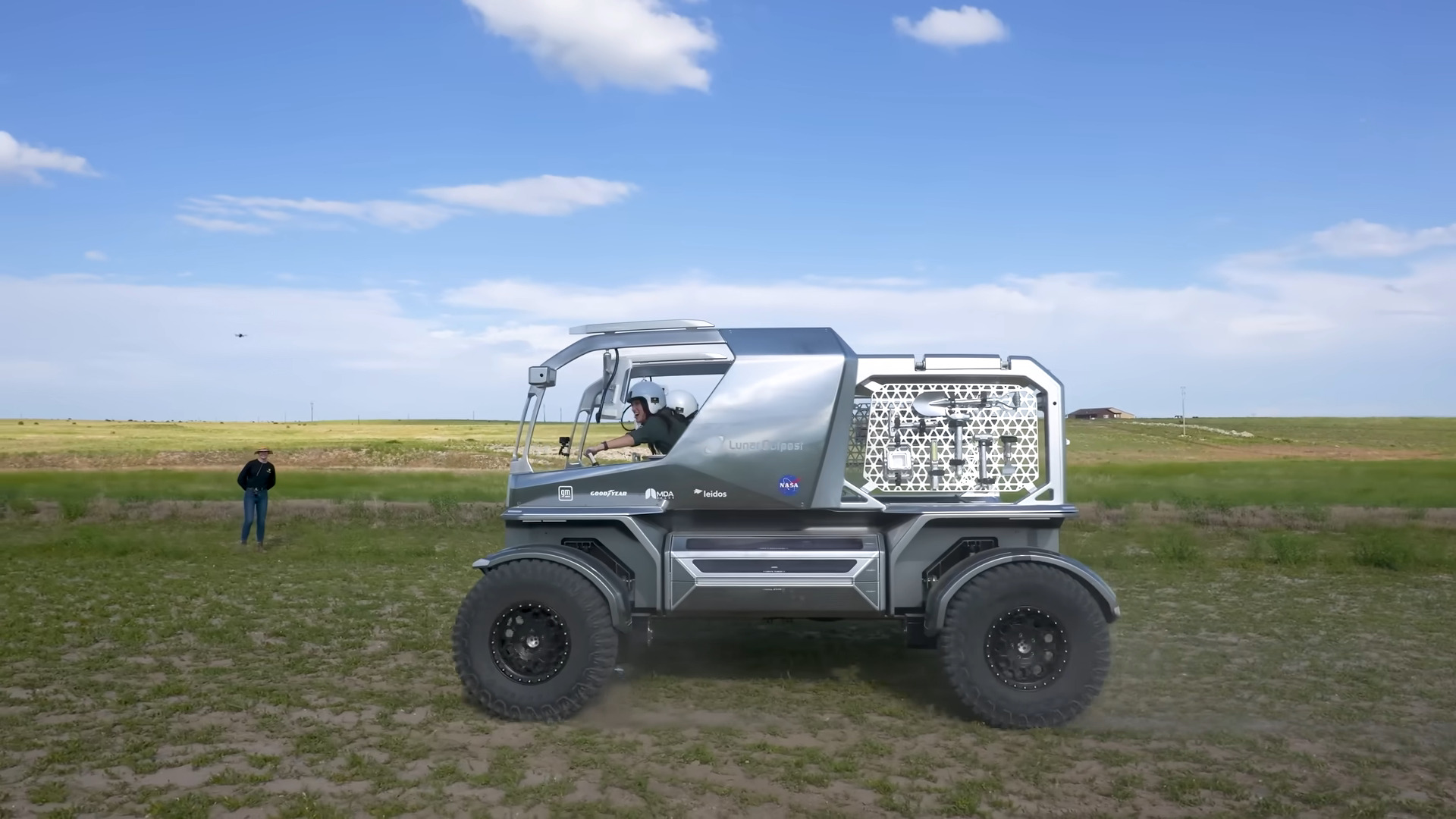Driving On the Moon at a Blistering 11.6 MPH
