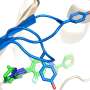 Thinking outside the binding site: Drug molecule makes a square peg fit a round hole