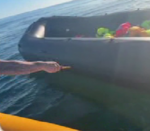 Anti-migrant activist arrested over video of dinghy slashing