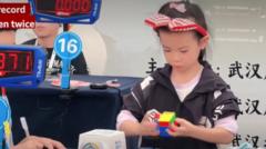 Watch: Six-year-old girl from China sets new Rubik's Cube world record