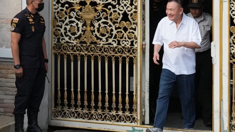 Thailand’s Thaksin steps out of jail into landscape where old rivals hold sway