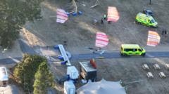 Six people injured after sign falls at Christian festival