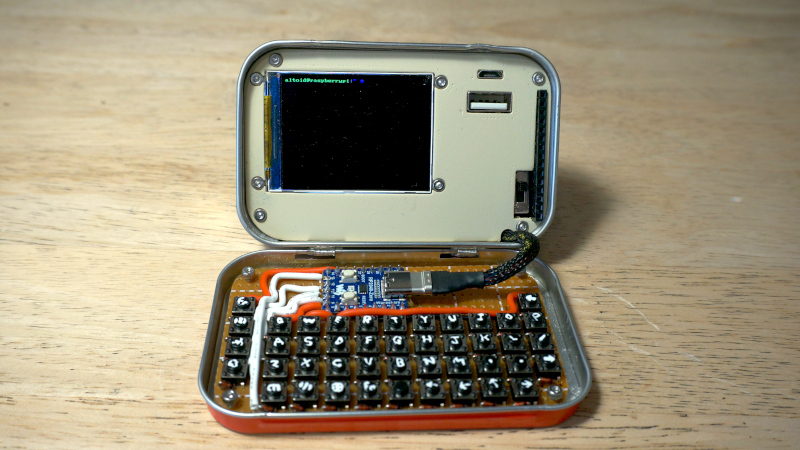 A Cyberdeck That Runs Linux…in an Altoids Tin