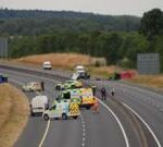 Five teenagers dead and four injured after car drives on wrong side of motorway