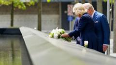 King and Queen lay flowers at 9/11 Memorial in New York