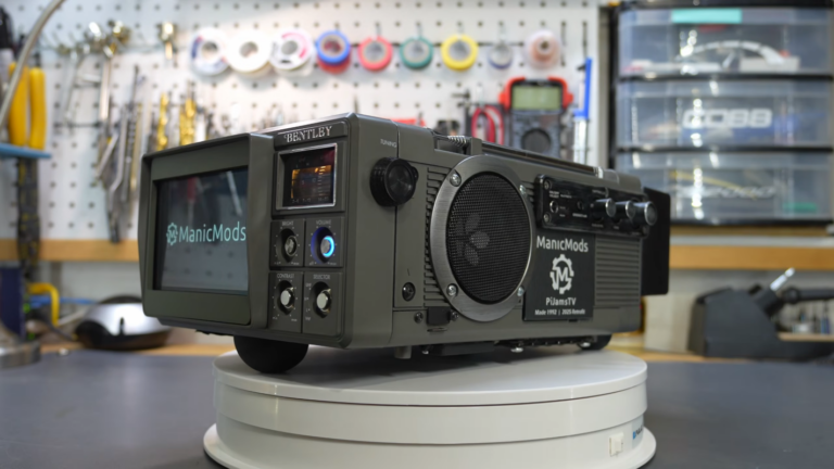 Audio-Forward Case Mod of Classic 90s Portable TV