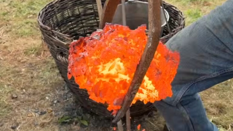 Smelting Bog Ore As It Should Be Done