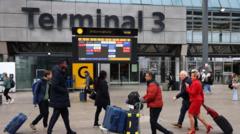 Heathrow Airport pipe leak causes flood disruption