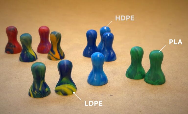 Recycling PLA and Other Plastic Waste with Compression Molding