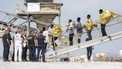More than 170 migrants rescued after boat catches fire in Channel