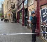 Attempted murder arrest after car hits pedestrians in central London
