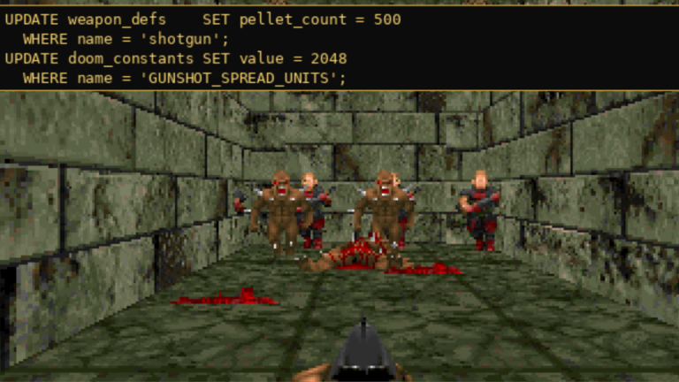 Abusing SQL to Play DOOM