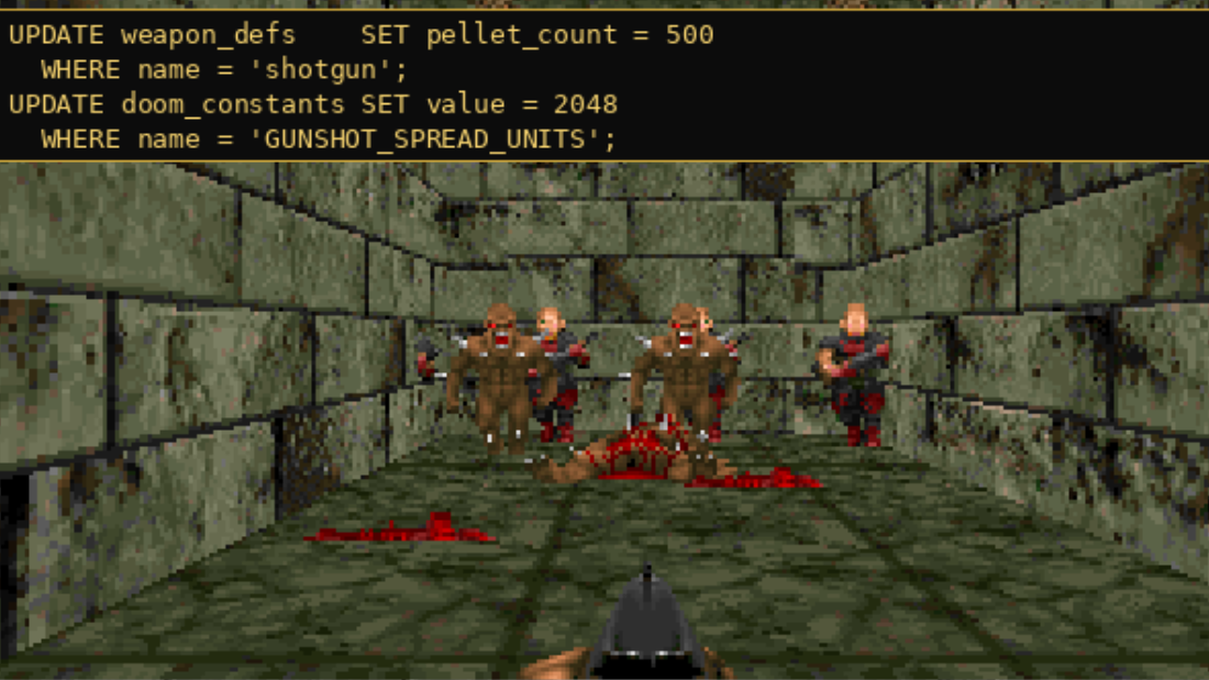 Abusing SQL to Play DOOM