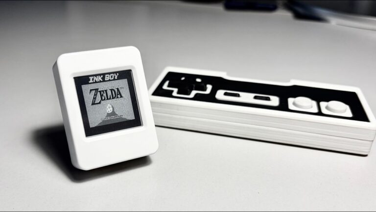 Tiny e-Paper Display Delivers 30 FPS of Game Boy Fun