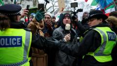 Eleven 'far-right agitators' banned from UK ahead of rally, government says