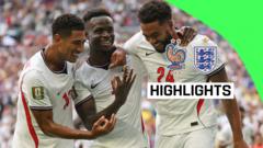 Watch: Highlights as England stun France 6-4 in third-place play-off