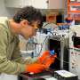Fine particles from aircraft exhaust become more harmful over time, lab tests suggest