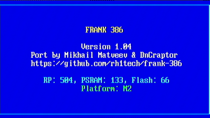 A 386 PC For Your RP2350