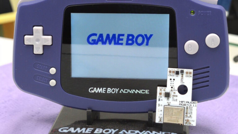 At Last, A Gameboy Advance With Decent Audio