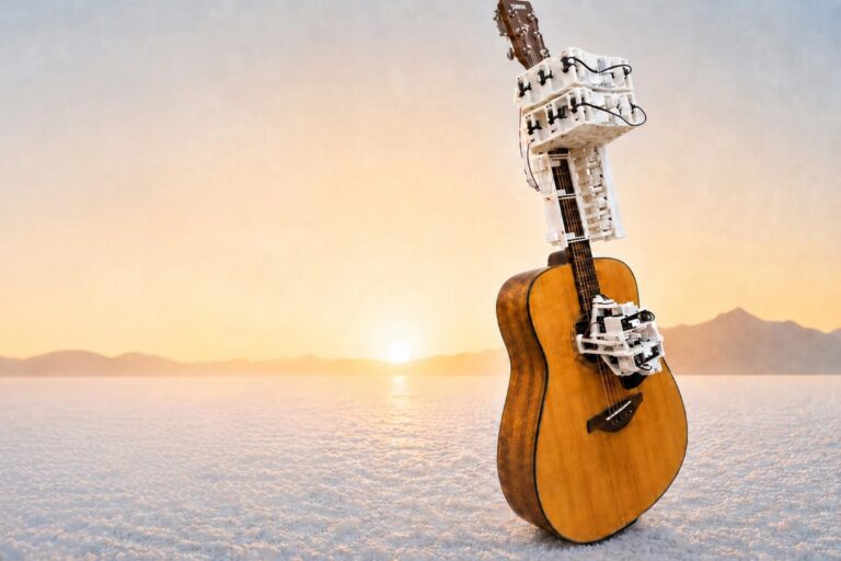 Twin Guitar-Playing Robots Will Work for Tab