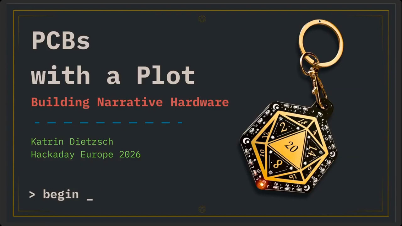 Hackaday Europe 2026: PCBs With A Plot